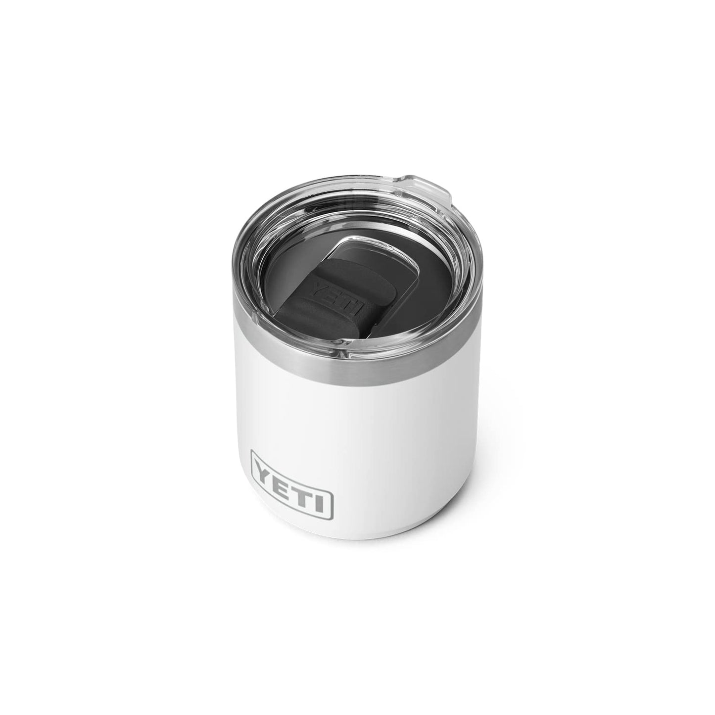 YETI Rambler 10 oz Stackable Lowball 2.0, Vacuum Insulated, Stainless Steel with MagSlider Lid, Stainless