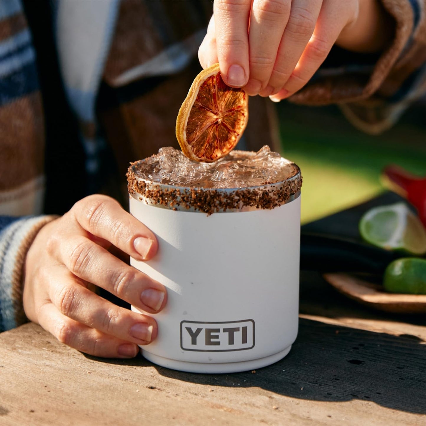 YETI Rambler 10 oz Stackable Lowball 2.0, Vacuum Insulated, Stainless Steel with MagSlider Lid, Stainless