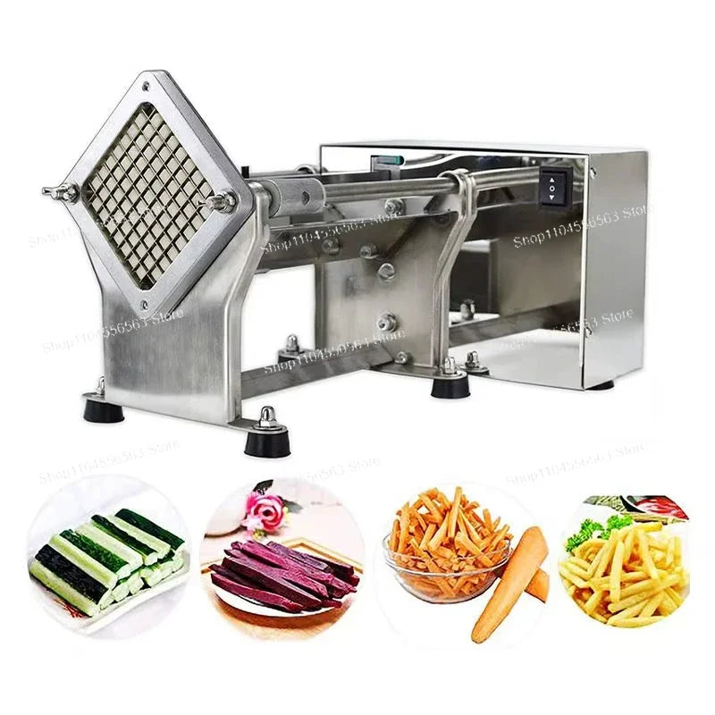 Stainless Steel Potato Chip Cutting Machine for Efficient and Precise Vegetable Cutting