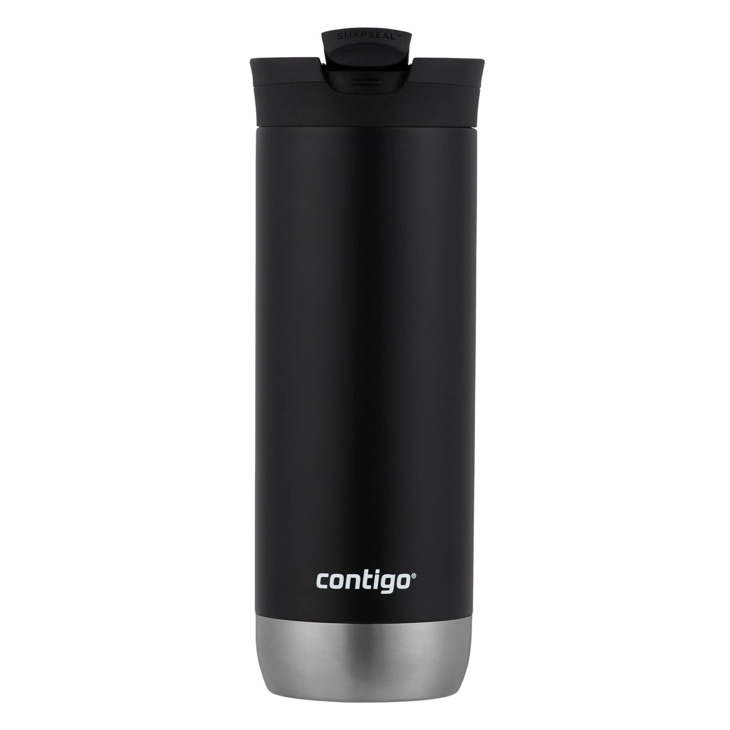 Contigo Huron 2.0 Stainless Steel Travel Mug with Leak-Proof SnapSeal Lid, Vacuum-Insulated Tumbler for Coffee and Tea, Blueberry, 16 oz (473 mL)