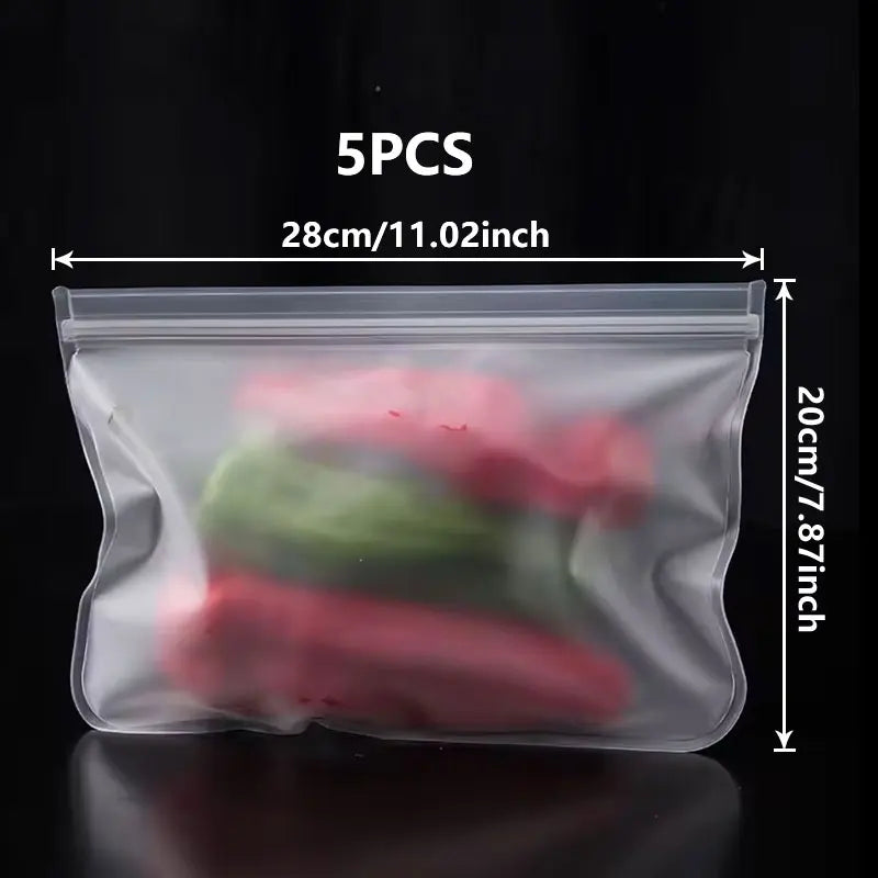 Silicone Food Grade Storage Containers Leakproof Containers Reusable Stand Up Zip Shut Bag Fresh Bag Food Storage Bag Fresh Wrap