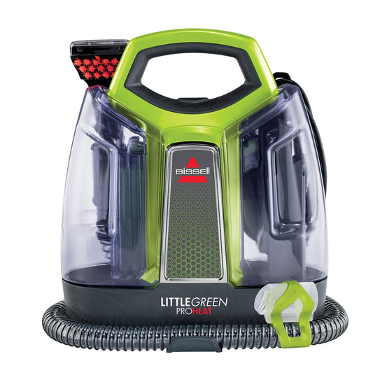BISSELL Little Green Proheat Portable Deep Cleaner/Spot Cleaner and Car/Auto Detailers with Self-Cleaning HydroRinse Tool for Carpet and Upholstery, 2513E