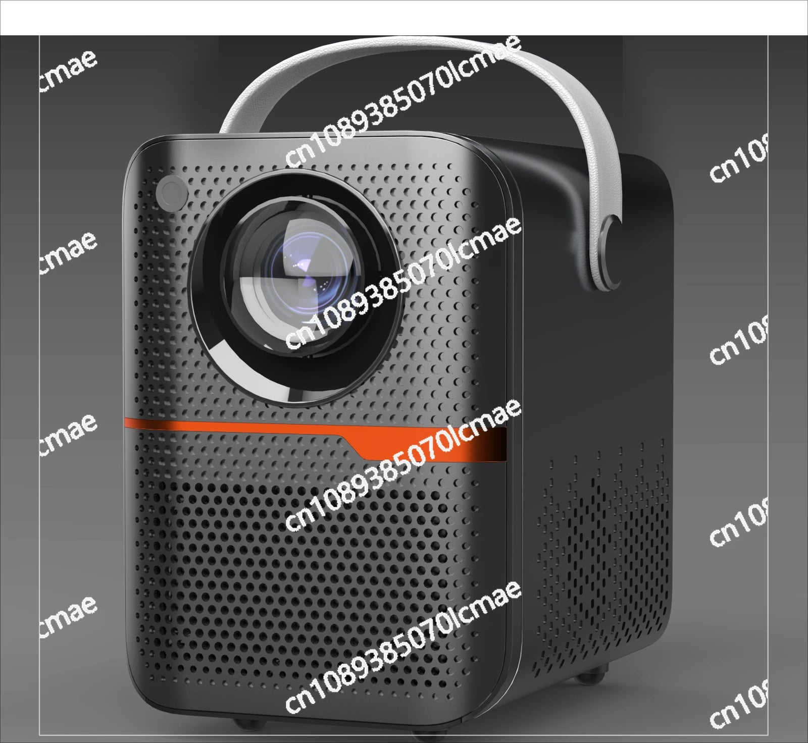 DSS GLOBAL SOLUTIONS dual WiFi home projector with a sleek design and portable handle for easy transport