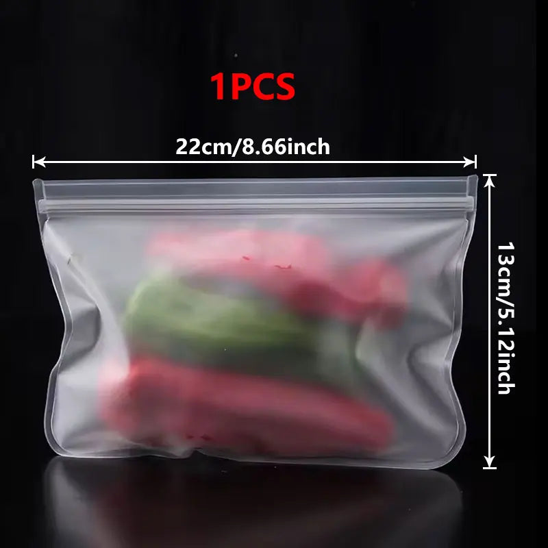 Silicone Food Grade Storage Containers Leakproof Containers Reusable Stand Up Zip Shut Bag Fresh Bag Food Storage Bag Fresh Wrap