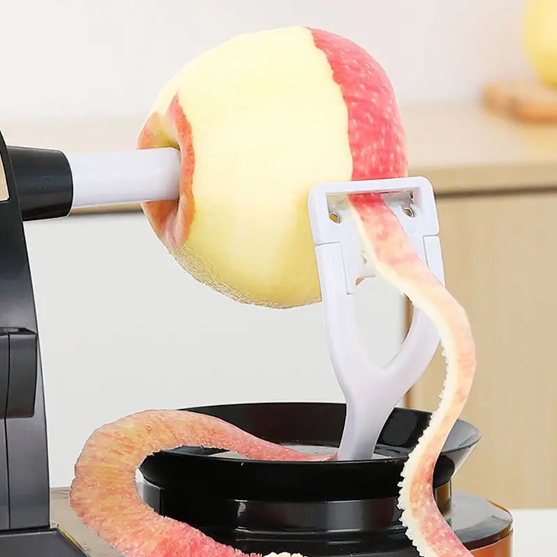 Multi-functional fruit peeling machine efficiently peeling an apple for easy preparation